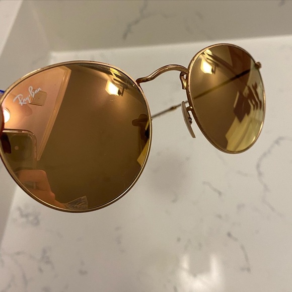 Pink round ray bans - Picture 3 of 5